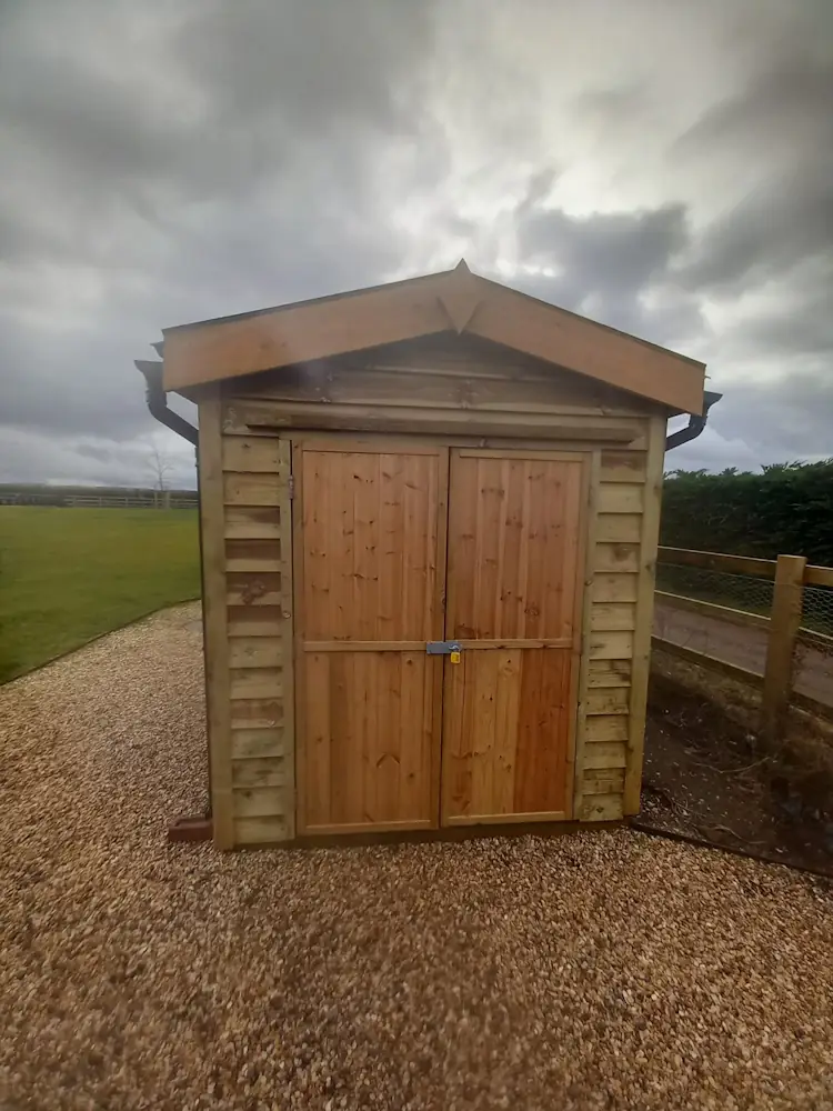 garden building structures: storage shed